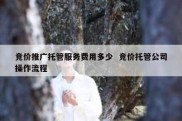 竞价推广托管服务费用多少  竞价托管公司操作流程