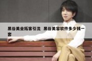 黑谷美业拓客引流  黑谷美容软件多少钱一套