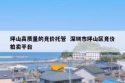 坪山高质量的竞价托管  深圳市坪山区竞价拍卖平台