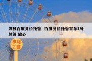 沛县百度竞价托管  百度竞价托管首荐1号总管 放心