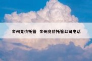 金州竞价托管  金州竞价托管公司电话