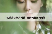 优质竞价账户托管  竞价托管如何托管