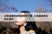 江苏百度竞价托管软件下载  江苏百度竞价优化技巧