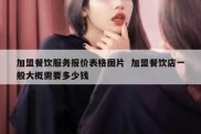 加盟餐饮服务报价表格图片  加盟餐饮店一般大概需要多少钱