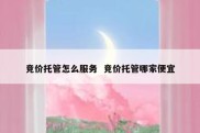 竞价托管怎么服务  竞价托管哪家便宜