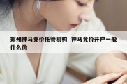 郑州神马竞价托管机构  神马竞价开户一般什么价