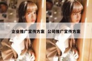 企业推广宣传方案  公司推广宣传方案
