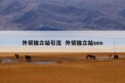 外贸独立站引流  外贸独立站seo
