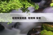短视频变现昆  短视频 变现