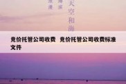 竞价托管公司收费  竞价托管公司收费标准文件
