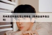 苏州竞价外包托管公司排名（苏州企业外包公司）