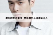 羊毛群怎么引流  羊毛群怎么引流吸引人