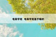电商学苑  电商学苑是干嘛的