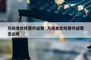 万动竞价托管代运营  万动竞价托管代运营怎么样