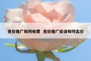 竞价推广如何收费  竞价推广应该如何出价