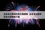 企业竞价服务托管方案模板  企业竞价服务托管方案模板下载