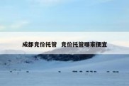 成都竞价托管  竞价托管哪家便宜