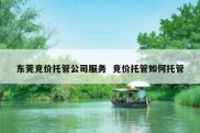 东莞竞价托管公司服务  竞价托管如何托管