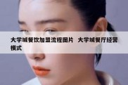 大学城餐饮加盟流程图片  大学城餐厅经营模式