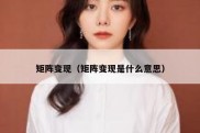 矩阵变现（矩阵变现是什么意思）