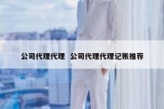 公司代理代理  公司代理代理记账推荐
