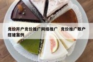 竞价开户竞价推广网络推广  竞价推广账户搭建案例