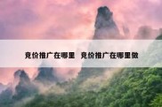 竞价推广在哪里  竞价推广在哪里做