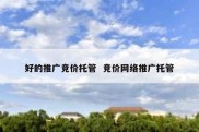 好的推广竞价托管  竞价网络推广托管