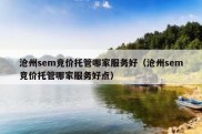 沧州sem竞价托管哪家服务好（沧州sem竞价托管哪家服务好点）