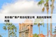 竞价推广账户竞价托管公司  竞价托管如何托管