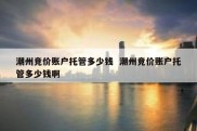 潮州竞价账户托管多少钱  潮州竞价账户托管多少钱啊