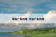 网站广告代理  平台广告代理