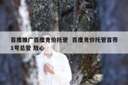 百度推广百度竞价托管  百度竞价托管首荐1号总管 放心