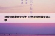 双榆树百度竞价托管  北京双榆树营业部在哪