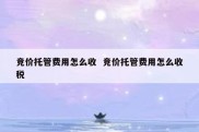 竞价托管费用怎么收  竞价托管费用怎么收税