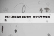 竞价托管服务哪里好做点  竞价托管专业团队