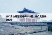 推广竞价托管就选d火10星  推广竞价托管价格