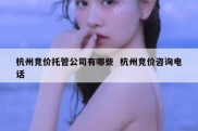 杭州竞价托管公司有哪些  杭州竞价咨询电话