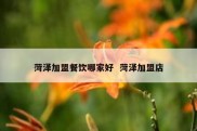 菏泽加盟餐饮哪家好  菏泽加盟店