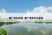 推广竞价价钱  推广竞价什么意思
