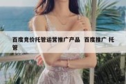 百度竞价托管运营推广产品  百度推广 托管
