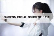 株洲做搜狗竞价托管  搜狗竞价推广开户流程