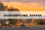 竞价托管文案短句工作励志  竞价托管话术