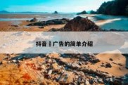 抖音 广告的简单介绍