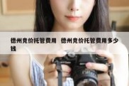 德州竞价托管费用  德州竞价托管费用多少钱