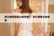 风行视频挂载小程序推广  风行视频立即安装