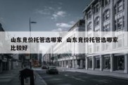 山东竞价托管选哪家  山东竞价托管选哪家比较好