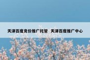 天津百度竞价推广托管  天津百度推广中心