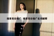 搜索竞价推广  搜索竞价推广名词解释