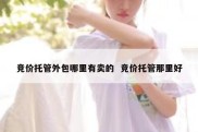 竞价托管外包哪里有卖的  竞价托管那里好